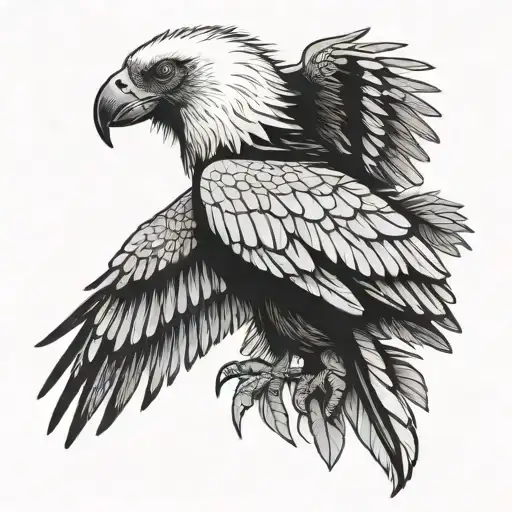 Andean condor tattoo design idea
