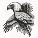 Andean condor tattoo design idea