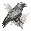 Andean condor tattoo design idea