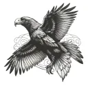 Andean condor tattoo design idea