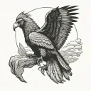 Andean condor tattoo design idea