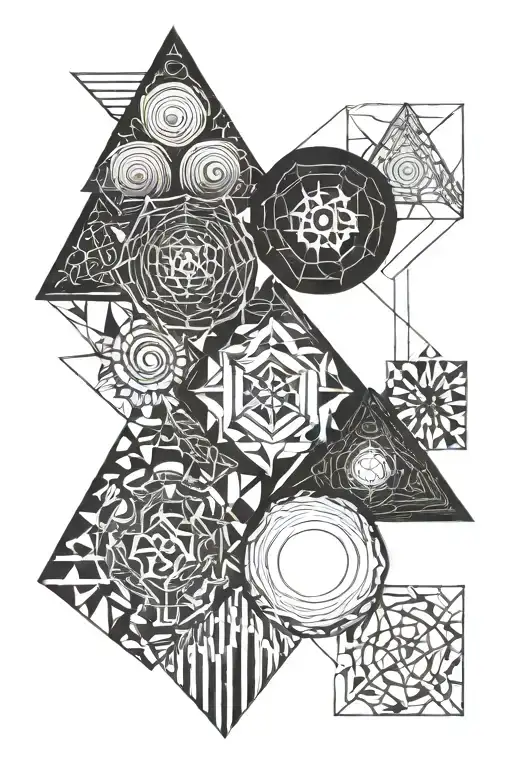 four elements tattoo design idea