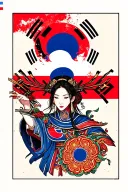 Korean flag tattoo design idea