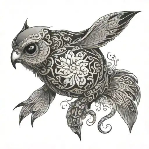 just stencil the image. tattoo design idea