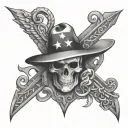 MAGA 45-47 tattoo design idea