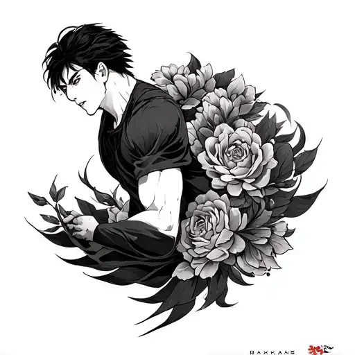 Baki Hanma tattoo design idea