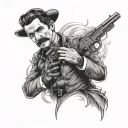 Val Killmer doc holliday tattoo design idea
