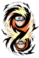Naruto six paths tattoo design idea
