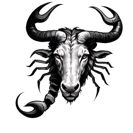 Taurus zodiac symbol,  Leo zodiac symbol, scorpio zodiac symbol tattoo design idea