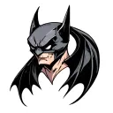 Bat Flash tattoo design idea