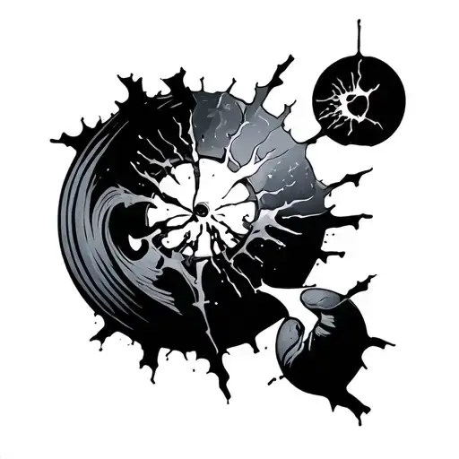 breaking the cycle tattoo design idea