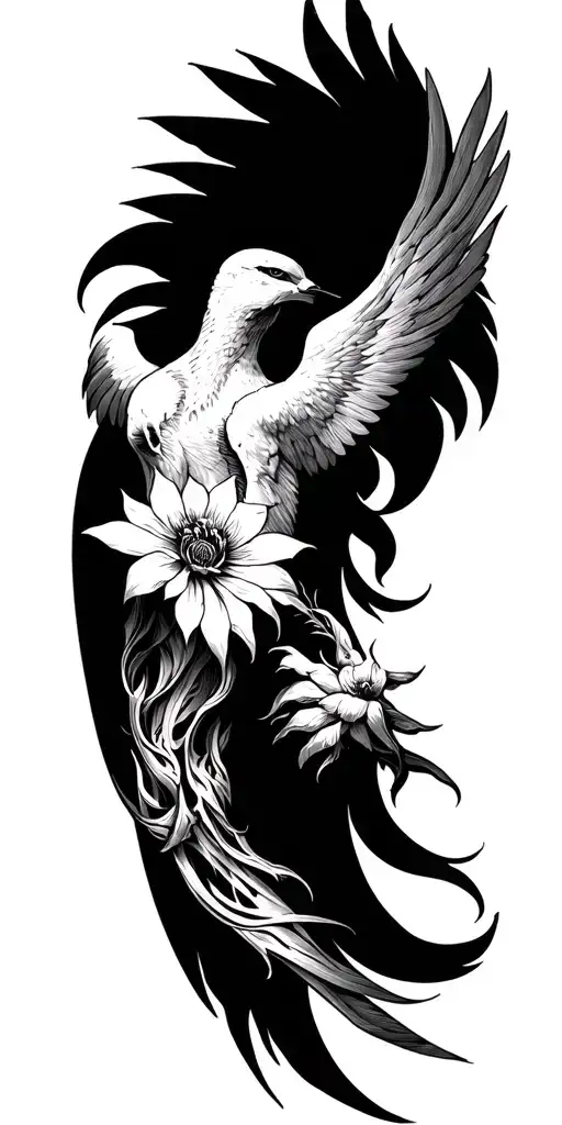 heavenly tattoo design idea