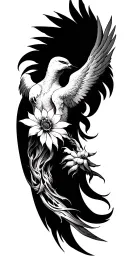 heavenly tattoo design idea