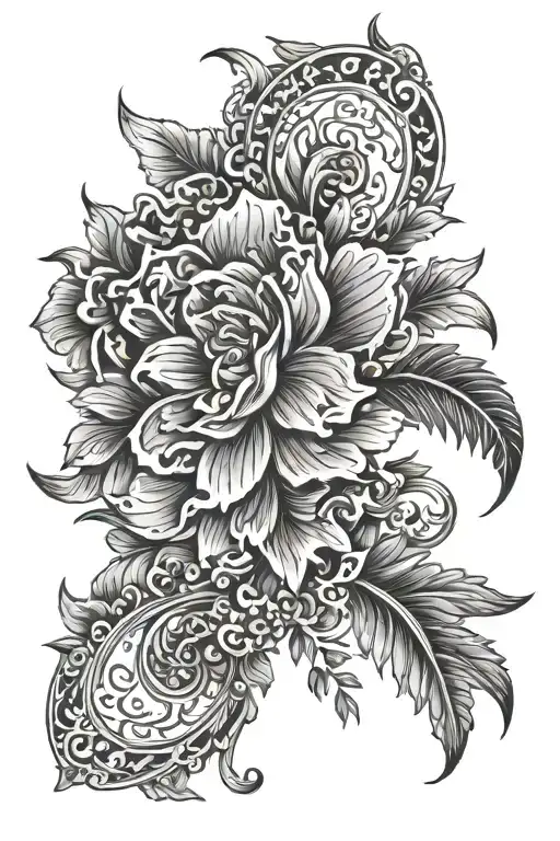 romanian number 2017 tattoo design idea