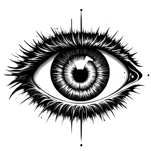 cyber sigilism eye tattoo design tattoo design idea