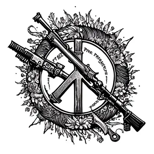 If You Want Peace, Prepare for War tattoo design idea