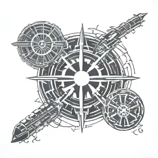 star wars imperial logo tattoo design idea