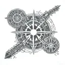 star wars imperial logo tattoo design idea