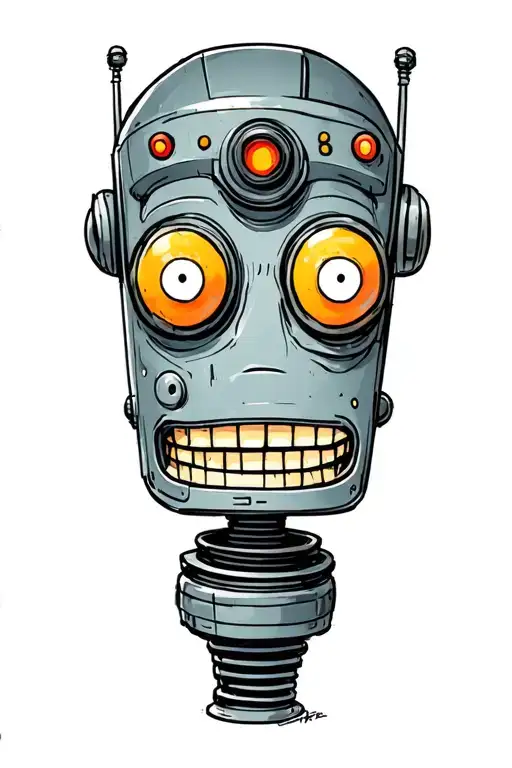 bender futurama tattoo design idea