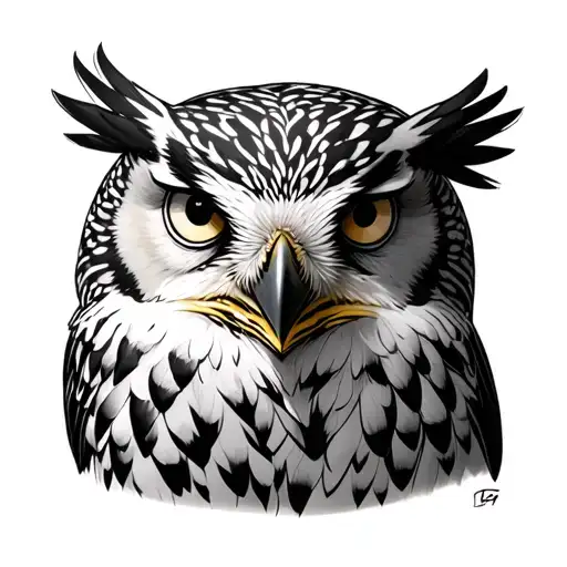 Hedwig tattoo design idea