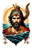 Odysseus tattoo design idea