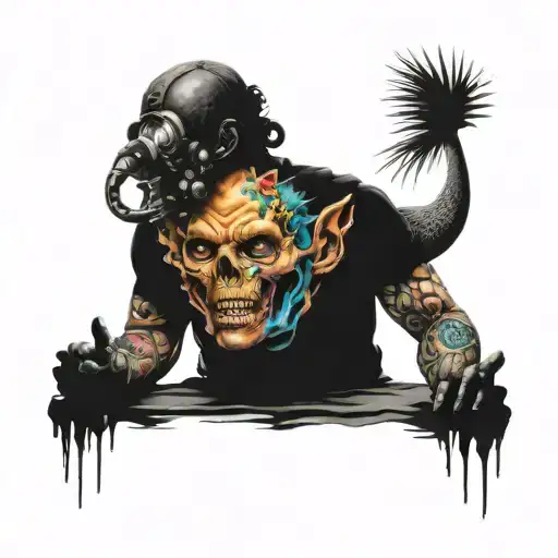 PTSD and Tumor Survivor tattoo design idea