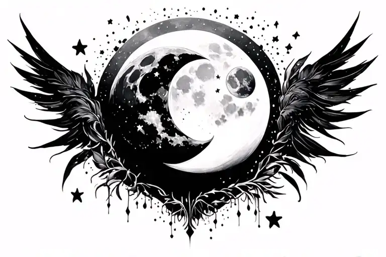Lyrics Written for you I left Luis Miguel, Eyto's the days are Moon Murakami moon in my dawn and I l tattoo design idea