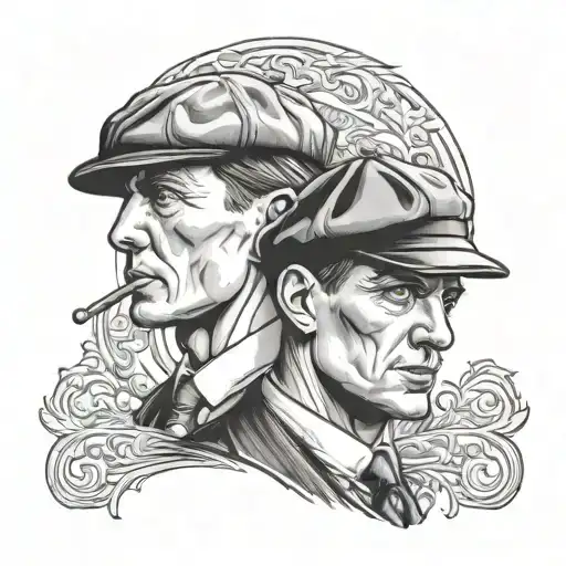 peaky blinders tattoo design idea
