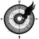 Longitude And Latitude tattoo design idea