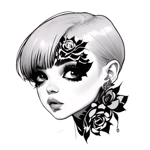 Femboy tattoo design idea
