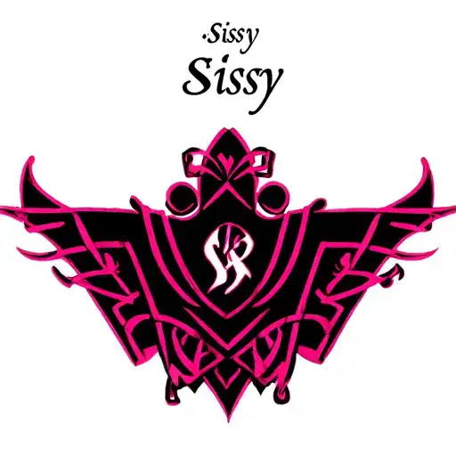 "Sissy Slut" "sissy" "tribal" "slut" "v" tattoo design idea