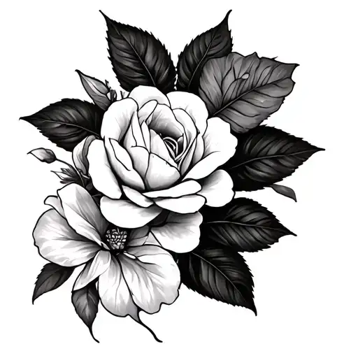 Jasmine tattoo design idea