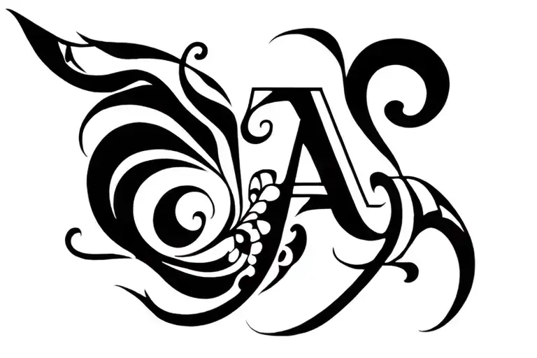 "Le El Aj" Tribal Patterns tattoo design idea
