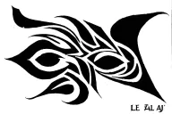 "Le El Aj" Tribal Patterns tattoo design idea