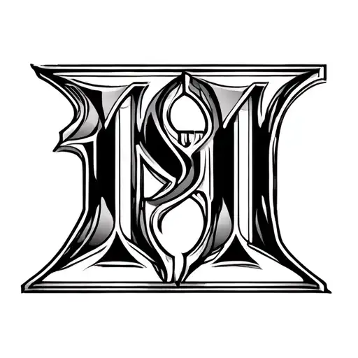 1991 roman numerals tattoo design idea