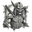 Iron Maiden tattoo design idea