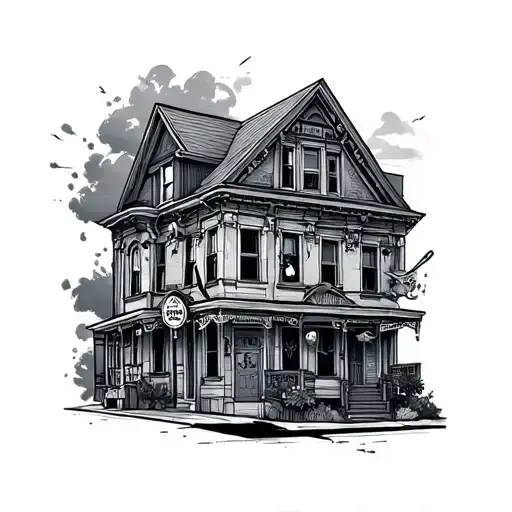 hometown tattoo design idea