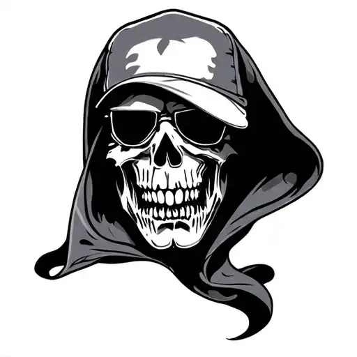 Gangsta tattoo design idea