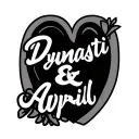 "Dynasti & April" name tattoo design hearts tattoo design idea