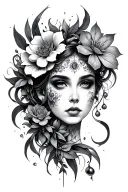 Pandora tattoo design idea