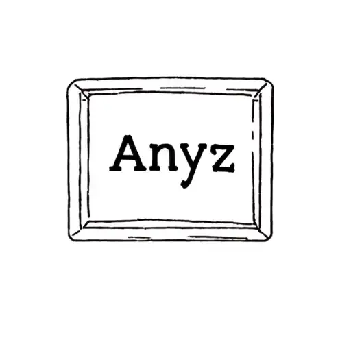 Square box with the inscription Anyz jelly beans tattoo design idea