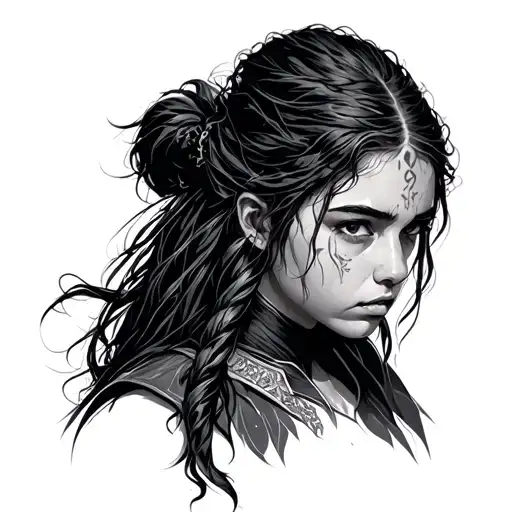Arya tattoo design idea