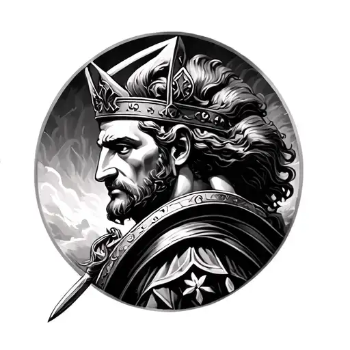 saint george tattoo design idea