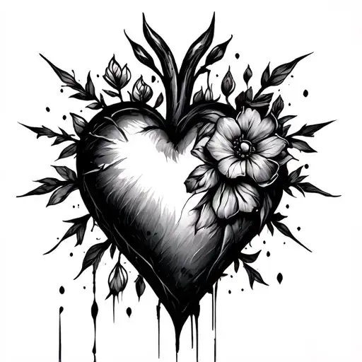 Emanuele life my heart forever tattoo design idea