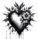 Emanuele life my heart forever tattoo design idea