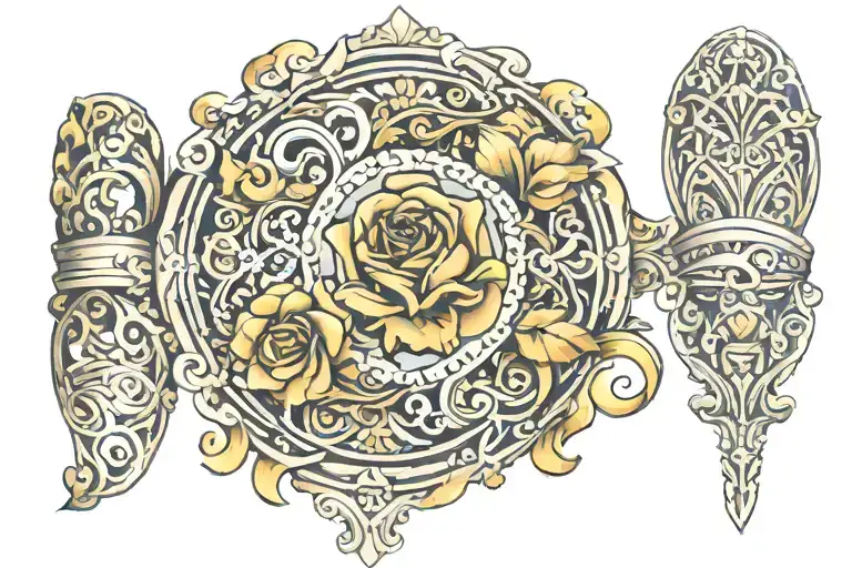 ABH RING TATTOO FILiGREE tattoo design idea