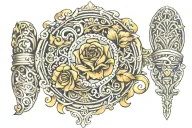 ABH RING TATTOO FILiGREE tattoo design idea
