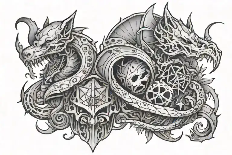 dnd tattoo design idea