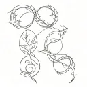 Capricorn Sagittarius libra cancer combin tattoo design idea