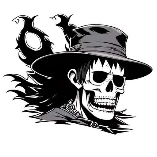 one piece tattoo chopper and trafalgarlaw  tattoo design idea